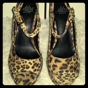 Cheetah Print Chunky High heel